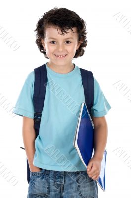 adorable child student