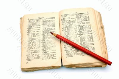 The old book - the dictionary