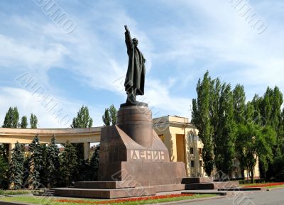 Russia. Volgograd. A monument to Lenin.