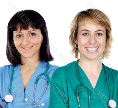 Two doctor women
