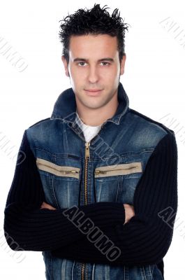 young casual boy
