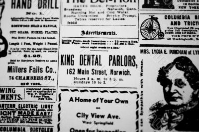 old news papier