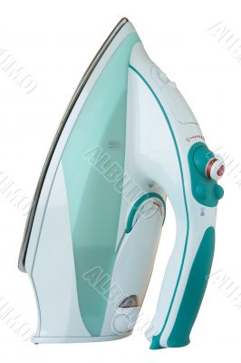 Modern electric iron it is vertically