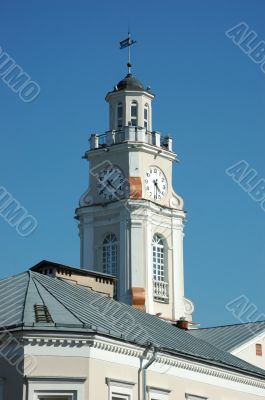 Clock tower or city hall