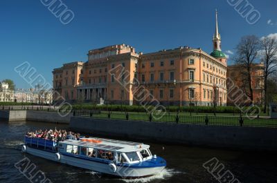 Michailovsky castle in Saint Petersburg
