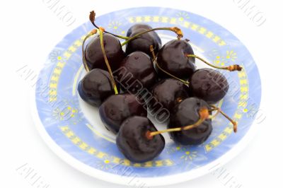Ripe sweet cherry