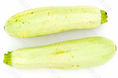 Two vegetable marrows