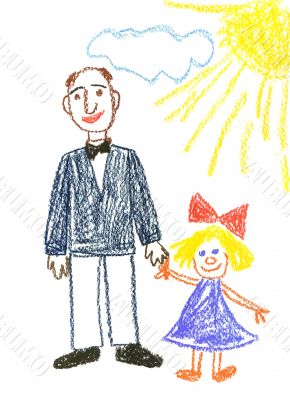 daddy and daughter