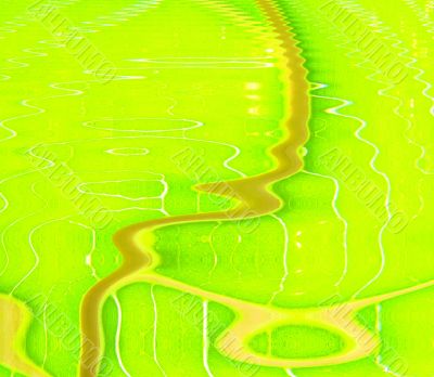 green waves