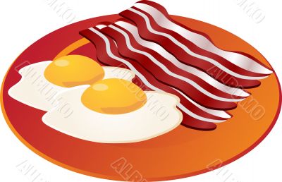 Bacon and eggs