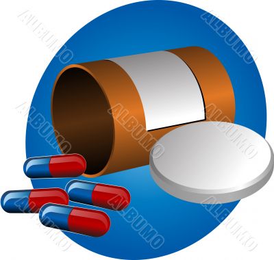Pillbox and pills