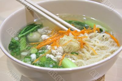 Chinese noodle soup