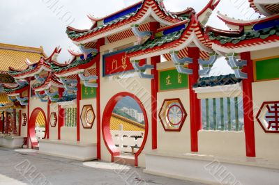 Chinese temple gateway