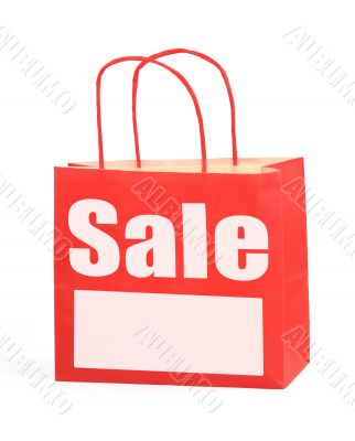 Shopping bag with copy space