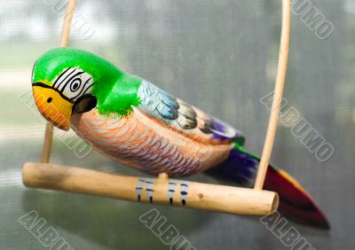 Wooden Parrot