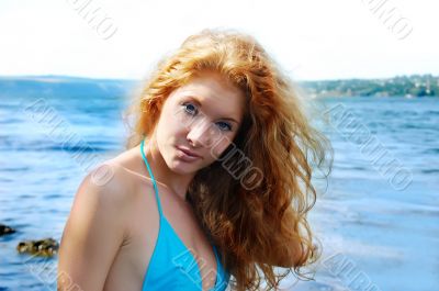 On the beach