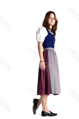 woman in dirndl