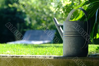 watering can of metal