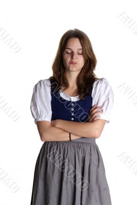 woman in dirndl