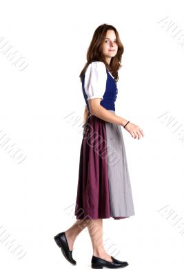 woman in dirndl
