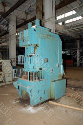 The old metalcutting machine tool.