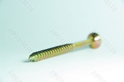 screw wood iron gold