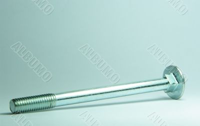 screw silver macro