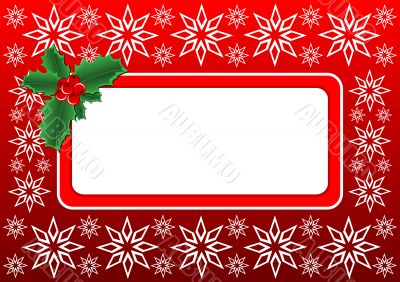 Christmas Holly banner