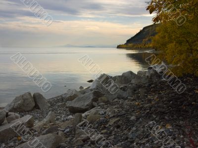 Autumn on the Lake Baikal
