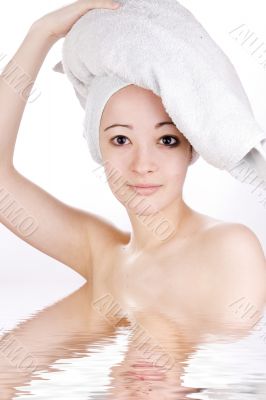 Wellness woman is looking