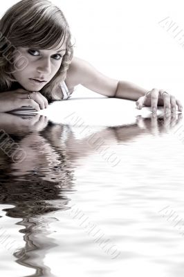 Teenager crawling towards you