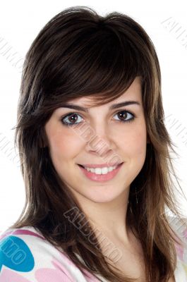attractive young casual girl