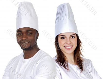 Happy cooks team