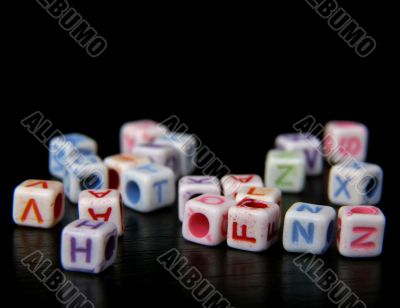 toy bricks with letters
