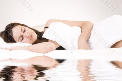 Sleeping woman