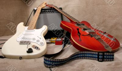 two guitars