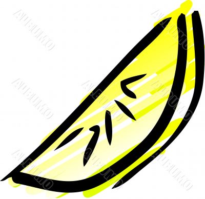 Sliced lemon