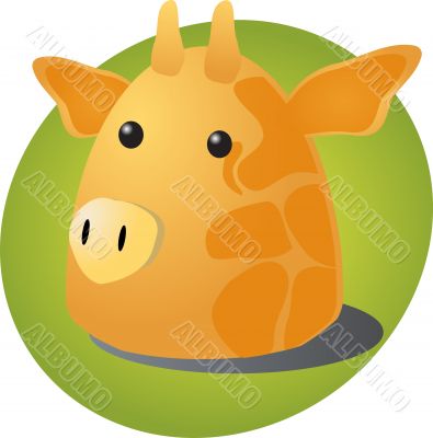 Cartoon giraffe