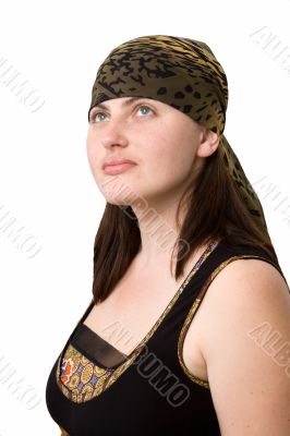 girl in kerchief