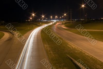 Traffic at night
