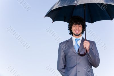 Under umbrella