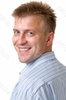 smiling man
