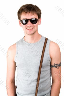 boy in sunglasses