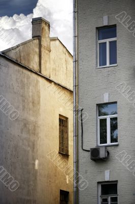 Building and tree