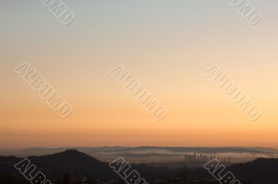 City at Sunset
