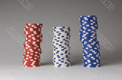 Poker Chip Stacks