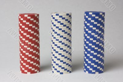 Poker Chip Stacks