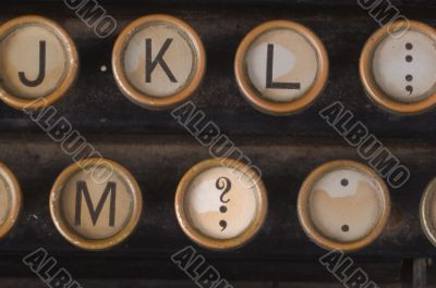 Typewriter Keys