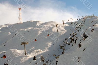 Alpine ski lift