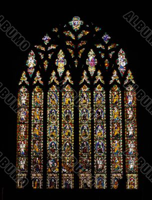 Stained glass window